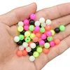 Fishing Accessories Mixed Color Beads 100pcs lot Hard Plastic Round Floating Diameter 4mm 5mm 6mm 7mm 8mm 221111
