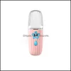 Other Household Sundries Small Hand Held Cosmetic Instrument Water Supply Face Steaming Device Flowers Droplet Shape Facial Humidifi Dhncn