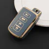 Car Key 4 Buttons Care Key Case لتويوتا كامري كورولا RAV4 Highlander Avalon 2015 - 2017 Smart Cover Cover Shell حامل T221110