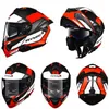 Caschi ciclismo RYMIC Regalo gratuito Visiera luminosa Casco moto Flip Casco moto integrale modulare Dual Lens DOT ECE Capacete De Moto T221107