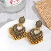 Boucles d'oreilles pendantes 2022 Vintage ethnique femmes en forme de coeur creux Boho dames boucle d'oreille bijoux de mariage