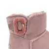 2023 Nouvelle marque Designer Uggitys Boots Snow Ugglie Bouton ￠ bylindre Low Cylinder d￩corer les bottes de laine Fashion Wggs Winter Chaussures chaudes pour les femmes et les hommes 3352 Bottes de chevalier