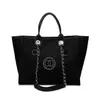 Classic Luxury Evening Bags Brand Handbags Pearl Tote Canvas Beach Bag Female Portable Shoulder Large Capacity Big Handbag Ladies Backpack wholesale OYPJ 4poa