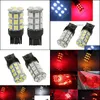 Ampoules de voiture 2Pcs / Lot W21 / 5W 7443 7440 T20 27Smd 5050 Super Bright Led Bb Car Bbs Ce Turn Singal Frein arrière Sauvegarde Parking Stop Light D Dh7Ma