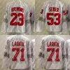 Vin 71 Dylan Larkin Red Jersey Lucas Raymond Moritz Seider David Perron Tyler Bertuzzi Hockey Jerseys