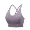 Yoga Outfit 2022 Women Double Shoulder Fitness Running Bra Bella schiena Biancheria intima sportiva Assorbimento di umidità Asciugatura rapida Boxe