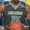 2023 Delaware Blue Hens Basketbol Forması NCAA Nate Darling Ryan Allen Justyn Mutts Kevin Anderson Collin Goss Aleks Novakovich