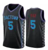 2022 Novo camisa de basquete retr￴ Peja 16 Stojakovic de Aaron 5 Fox Jason 55 Williams Chris Webber City Jersey Men Edition V