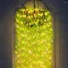 Snaren 80 cm 20 tak 400 LED kunstmatige wijnstokken nephangende planten blad wijnstok lichtgroene bladeren slingersfee