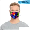 Designer masker skydd respirator anti damm mascarilla regnbåge vikbar ansiktsmask rik färg snygg tvättbar återanvändbar adt k dhryw