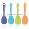 Spoons Sile Rice Scoop Foodgrade Spoon Large Size Spoons Creative Bakery Cookie Pastry Mixer Butter Drop Delivery Home Garden Kitche Dhv6O