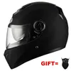 Capacetes de ciclismo Novo capacete de motocicleta de rosto completo com lensracina dupla casco moto moto lente solar lente para adultos para o homem T2211116