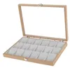 Jewelry Pouches Necklaces Tray Showcase Removable Display Rings Earrings Storage Box