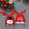 Bolsas de dulces de Navidad envoltura de regalo bolso de regalo de regalos para pasteles favores 50 piezas/lot