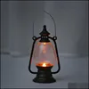 Andere feestelijke feestbenodigdheden Party Supply Retro Creative Led Pony Lantern Halloween Christmas Wedding Summer Yard Sfeer Decor Dh9xn