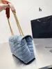 Women's shoulder bag New denim retro cloud style designer chain bag practical and versatile