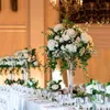 H60cm grands arrangements de fleurs grand vase en verre pour centres de table de fête de mariage
