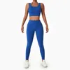 Aktive Sets Ruicascual 2 Stück Yoga Set Frauen Fitness Kleidung Gym Weibliche Sportswear Trainingsanzug Weste Hohe Taille Leggings Sport Anzug