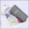 Tumblers 500Ml Coffee Mug Stainless Steel Milk Tea Water Cup With St Office Travel Car Kids Thermos Bottle Ocean Drop Delivery Home Dhw6V