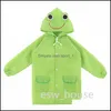 Raincoats Waterproof Children Raincoats Cartoon Design Baby Summer Rainwear Ponchon 90130Cm Length Drop Delivery Home Garden Househo Dhngb