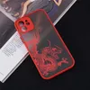 Hot Unique Aesthetic Design Red Dragon Phone Cases pour iPhone 14 12 11 13 Pro Mini X XS XR Max 6 7 8 Plus SE Soft Bumper Back Cover