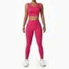 Aktive Sets Ruicascual 2 Stück Yoga Set Frauen Fitness Kleidung Gym Weibliche Sportswear Trainingsanzug Weste Hohe Taille Leggings Sport Anzug