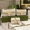Дизайнерские сумки Классические сумки на ремне Marmonts Luxurys Женщины Мужчины Сумка через плечо Модная кожаная сумка-тоут mini Gs Модный кошелек-конверт бродяга для ключей 3 размера
