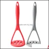 Fruit Vegetable Tools Sile Potato Crusher Egg Pressed Mud Masher Vegetable Fruit Tools Kitchen Squeezer Gadget Drop Delivery Home Dh1Hy