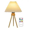 Tafellampen vintage Koreaanse sfeer lamp Handgemaakte stoffen lampenkap bureau houten slaapkamer slaapkamer bed decor nachtlicht