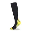 Men's Socks Outdoor Riding Running Unisex Stripe Compression Color Matching Sports Varicose Veins Men Thigh Stockings