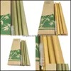 Drinking Straws Green Bamboo Phyllostachys Heterocycla St Natural 20Cm El Drinks Sts With Brush Milk Tea Shop New Arrival 8 9Nt F2 D Dhtyj