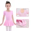 Stage Wear Filles Gymnastique Justaucorps Ballet Justaucorps Vêtements Danse Adulte Body Noir Coton Body Pour La Danse