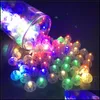 Andere Event Party Supplies 100 teile / los LED-Blitz Leuchtende Kugel für Luftballons Geburtstag Hochzeit Party Dekoratives Licht BB Drop Liefern Dhodu