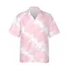 Camisas casuais masculinas verão 3d colorido colorido tie tie tyren typing manga curta masculina havaiana harajuku abstrato moda masculina solta camisa