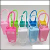 Other Household Sundries Sile Er Per Empty Bottle 30Ml Single Side Hollow Out Instantly Hand Gels Storgae Bottles Makeup Jars 1 35Yh Dhn4D