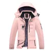 Men's Down Couple Models Waterproof Thick Warm Winter And Women's Fleece Plus Size Jacket Quilted Hooded Casual Parka