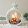 Strings Christmas Lights Led Desktop Santa Snowman Light Ornament Fairy String Decorationfor Home Navidad Year 2022