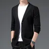 Мужские костюмы Blazers Top Guarder Designer Brand Casual Fashion Plain Slim Fit Night Mens Knoted Blazer Suite Jacket Элегантная одежда 221111