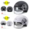 Casques de cyclisme ANDES casque de Moto électrique double visière unique casque de Moto vélo hommes femmes été Scooter Moto Casco T221107