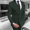 Abiti maschili blazer esercito verde formale matrimoni commerciali per uomo blazer shoxedos slim fit costume homme mariage 221111