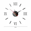 ウォールクロック大きな時計ビッグウォッチデカールアート3Dステッカークリエイティブローマ数字ユニークなギフトDIYモダンなデザインホーム装飾