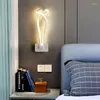 Стеновые лампы TCY Минималистская современная светодиодная гостиная спальня спальня кроватя