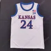 2023 Final Four 4 Kansas Jayhawks Maillot de basket-ball NCAA Ochai Agbaji Gradey Dick Jalen Wilson Bobby Pettiford Jr Dajuan Harris