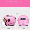 Caschi da ciclismo Moto Casco Scooter Moto Sicurezza Capacete Aberto Caschi da moto di sicurezza semiaperti Donna T221107