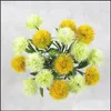 Fiori Decorativi Ghirlande Stelo Singolo Dente Di Leone Plastica Artificiale Festa Festival Decorazioni Tavola Festa Nuziale 25 Cm Falso Hom Dhkjp