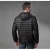 남자 다운 파카 후드 울트라 라이트 재킷 수컷 따뜻한 파카 4xl 5xl 6xl 플러스 크기 겨울 90% 남자 화이트 오리 코트 #150kg 100cm l 221111