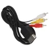 6ft 1,8m Ljudvideokompositkabel AV 3 RCA Wire Line Cord för Xbox Original Classic