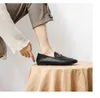 Designer uomo donna lusso casual muli mocassini scarpe slip on pelle velluto appartamenti scarpe ricamo morsetto fibbia uomini ragazze moda EUR34-45