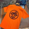 高級デザイナーTシャツメンズスウェットシャツ馬プリント半袖Tシャツ男性女性コットン半袖Tシャツプルオーバーティー4xl 5xl