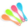 Set di stoviglie Cucchiaio di riso in silicone Pala antiaderente da cucina La padella ad alta temperatura non fa male al rivestimento Utensili da cucina